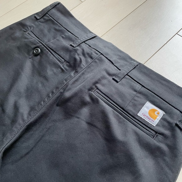 Carhart WIP black Sid chino pants size 29x30 in very good condition - Picture 5 of 10